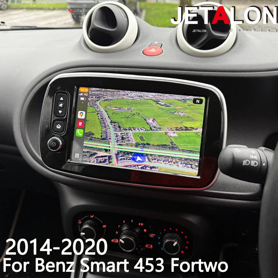 

RHD 8-дюймовый Android автомобильный радиоприемник для Benz Mercedes Smart 453 Fortwo 2014-2020, автомобильный стерео мультимедийный плеер Carplay GPS-навигация 4G