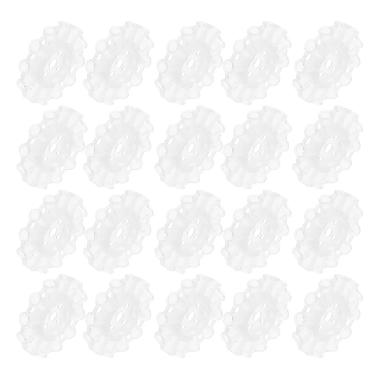 50Pcs Plastic Glow Stick Connectors DIY Lantern Building Kit for Night Parties Outdoor Events Children's Creative