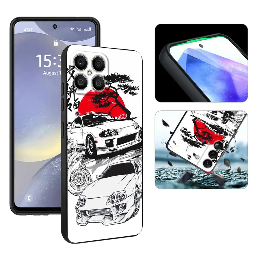 Funda Phone Cover Case for Honor X9a X5b X8 Magic5Lite X6 X7 90 200 400 Lite 70 8X JDM Sport COOL Car view 2