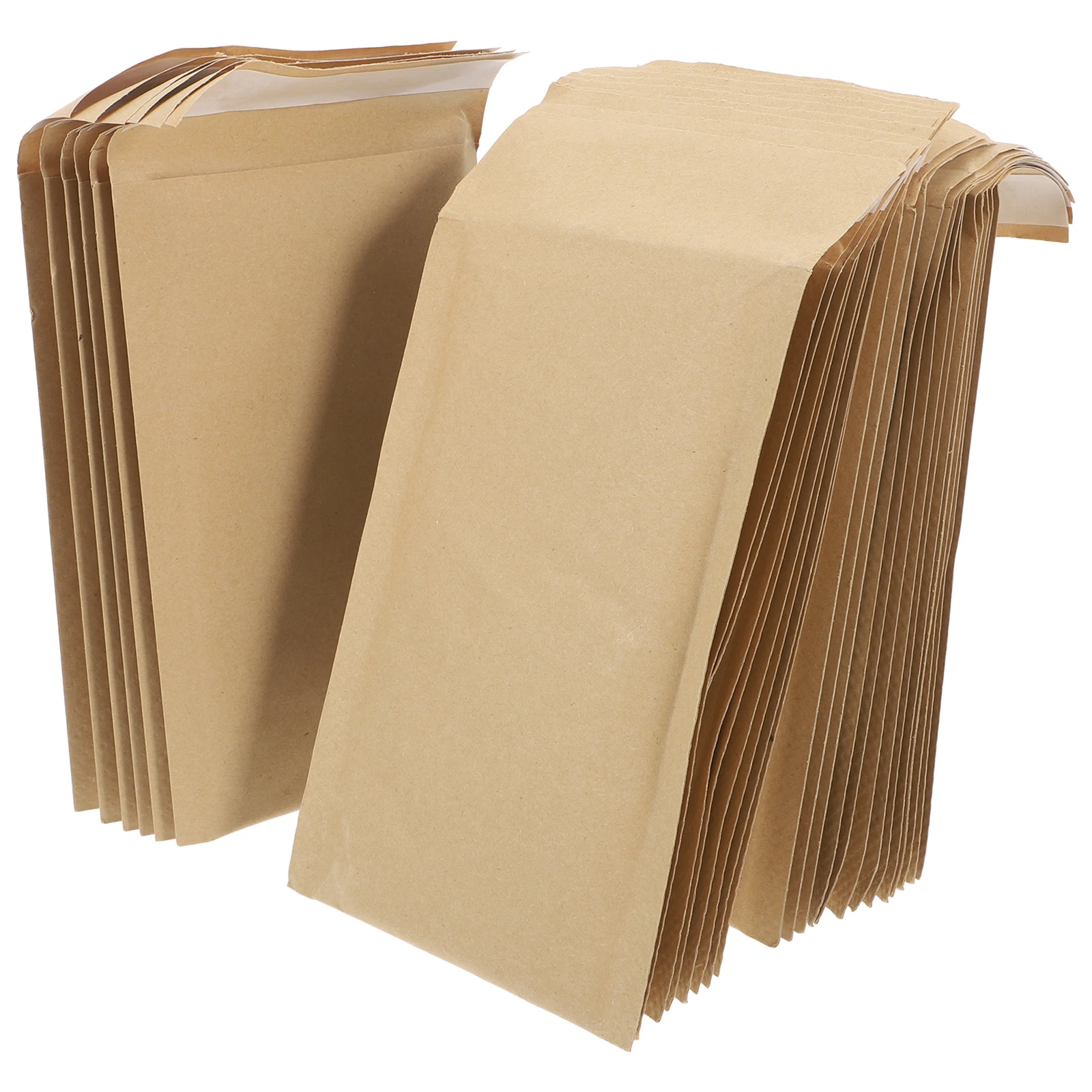 

50Pcs Kraft Bubble Mailers Padded Envelopes Self Sealing Shockproof Waterproof Mailing Bags for Small Business