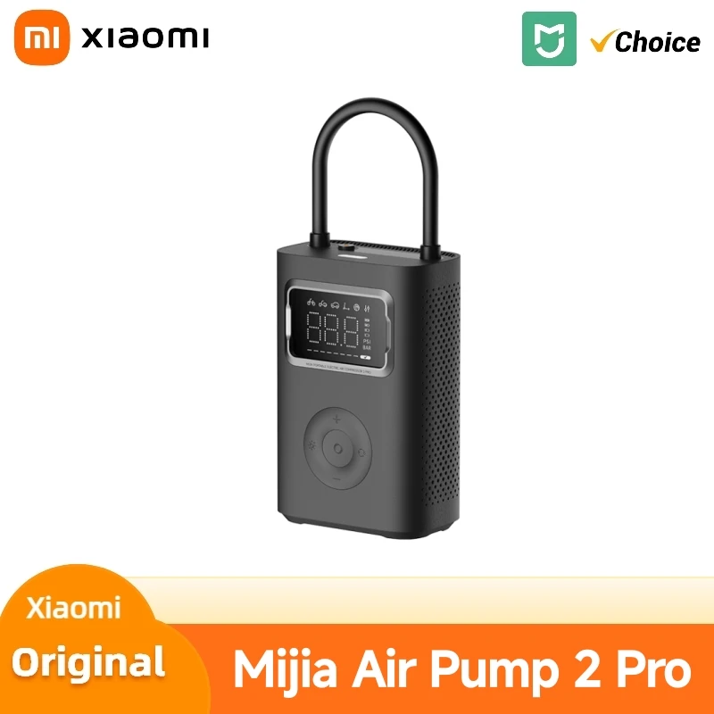 مضخة هواء Xiaomi Mijia 2 Pro ضاغط هواء كهربائي محمول Mi كنز قابل للنفخ 150 رطل لكل بوصة مربعة ضغط عالي f لسيارة دراجة كرة القدم #1