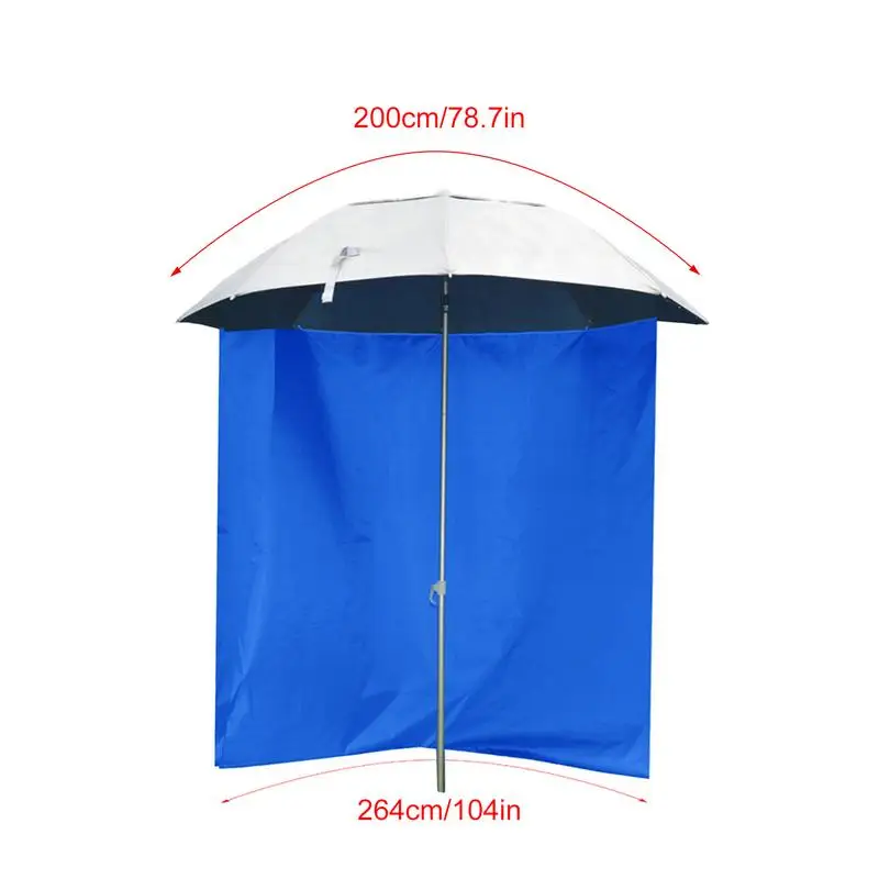 Beach Umbrella Surround Cloth Outdoor Umbrella Surround Tent Half Circumference Design Waterproof Surround Cloth For Sun And