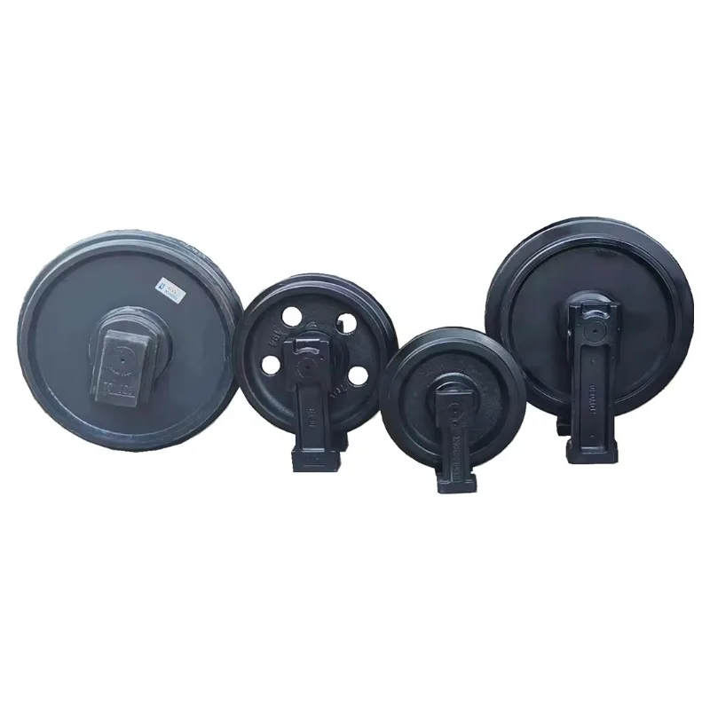 

Wholesale Price Mini Excavator Parts EX17 EX30 Idler Roller EX55 Guide Wheel EX70 Construction Machinery Parts