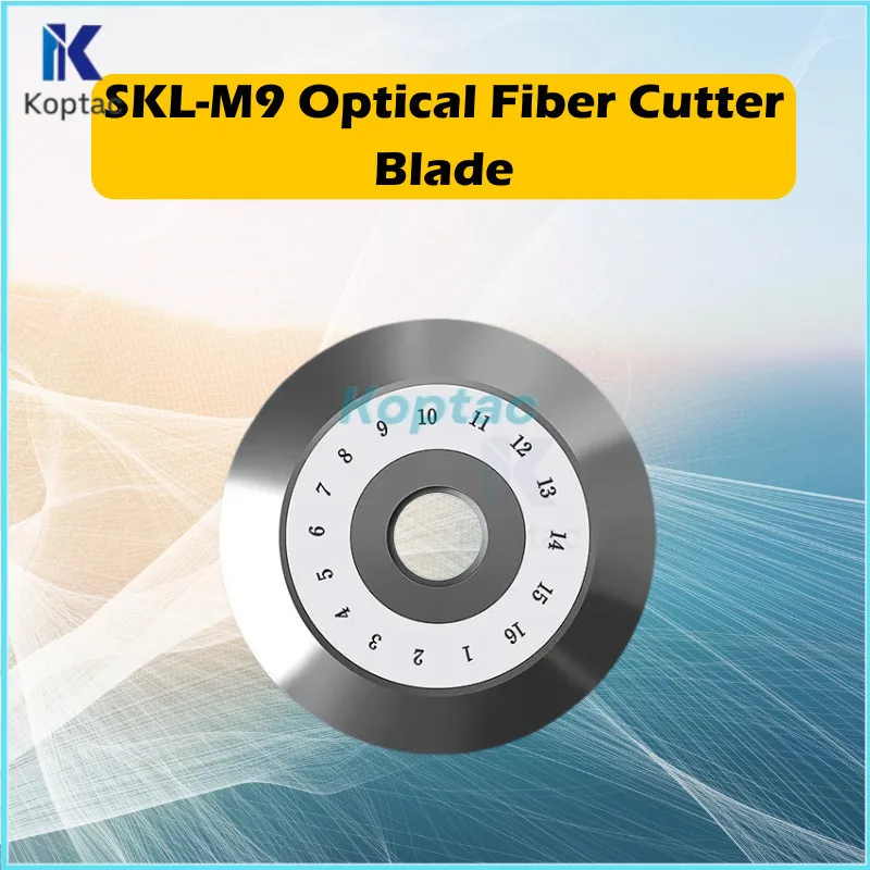 5PCS SKL-M9 Fiber Optic cleaver Blade Cable Cutting Optical Blade Knife Tools High Precision Cleavers 16 Surface Blade FTTH