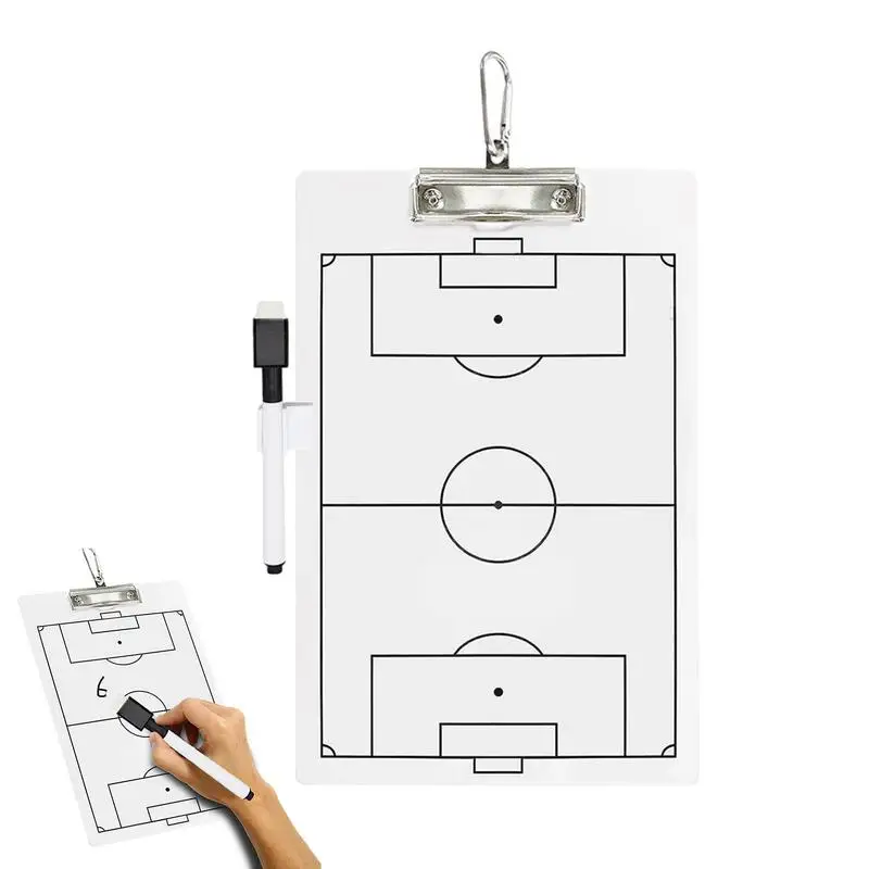 

Football Coaching Board Soccer Clipboard For Coaches Football White Board Soccer Tactics Board With Erasable Pen For Competition