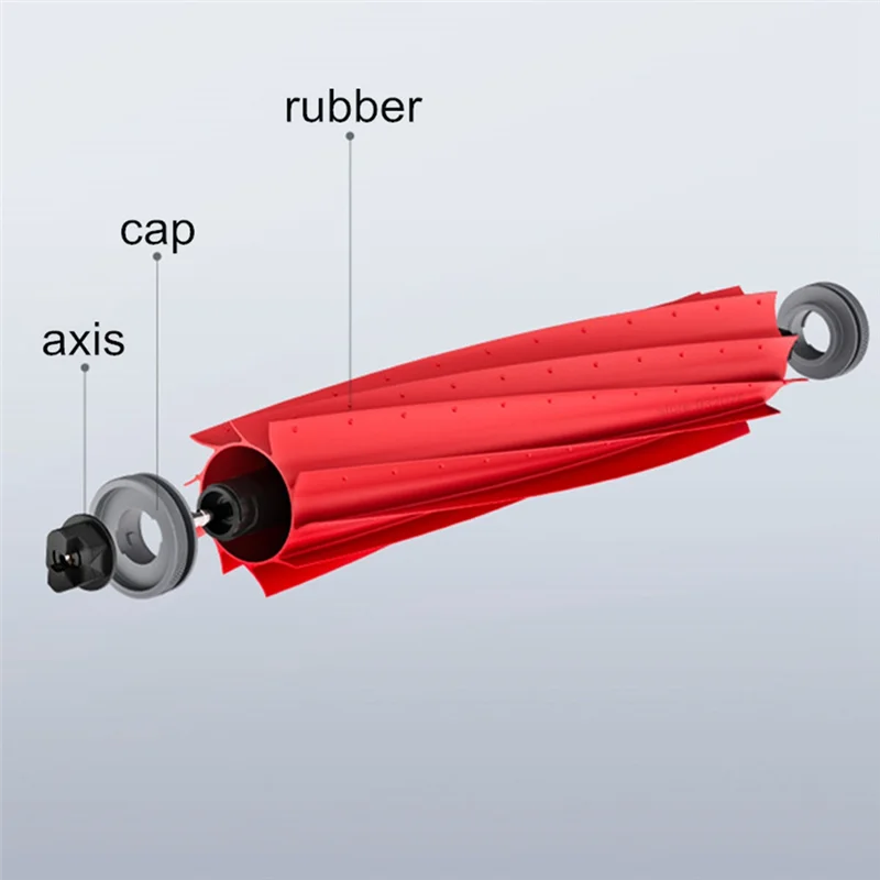 A02F-For Roborock S7 S70 S7 Plus T7S T7S Plus قطع غيار الملحقات-مرشح فرشاة الأسطوانة غطاء الفرشاة الرئيسية لـ Sweeper Ro