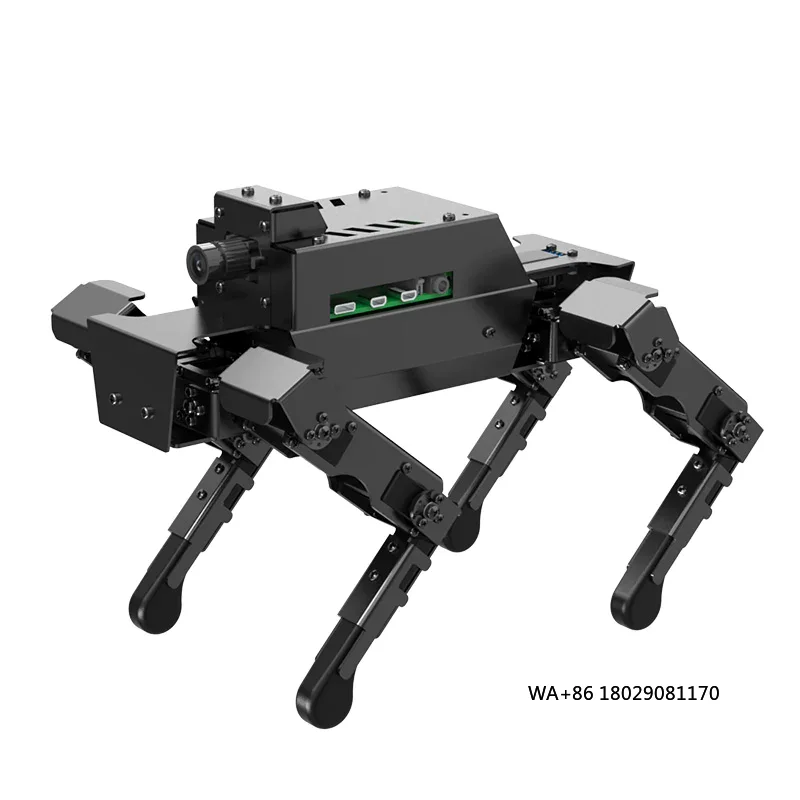 Robot Dog with  AI Large Language Model Python Programming Based on Raspberry Pi 5 Yahboom Quadruped Bionic