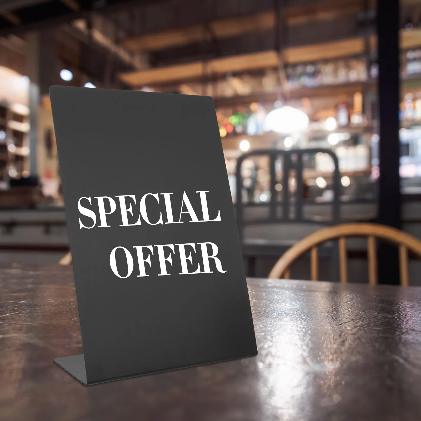 

5Pcs Acrylic Tabletop Blank Sign Elegant Wedding Party Restaurant Seating Modern Decor DIY Chalkboard Signs Chalkboard Signs