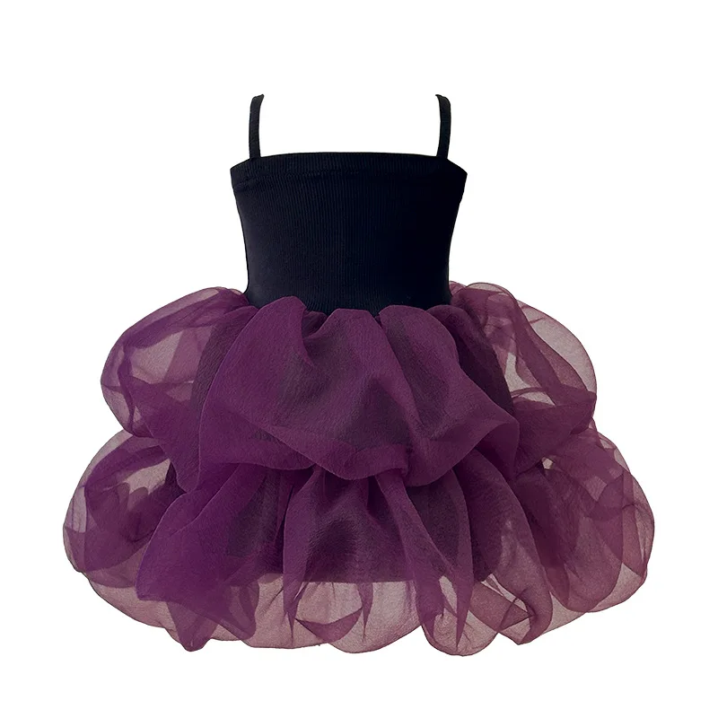 Mädchenkleid Sommer Neu Trendiges Mädchen-Geburtstagskleid Trägerkleid Prinzessinnenkleid