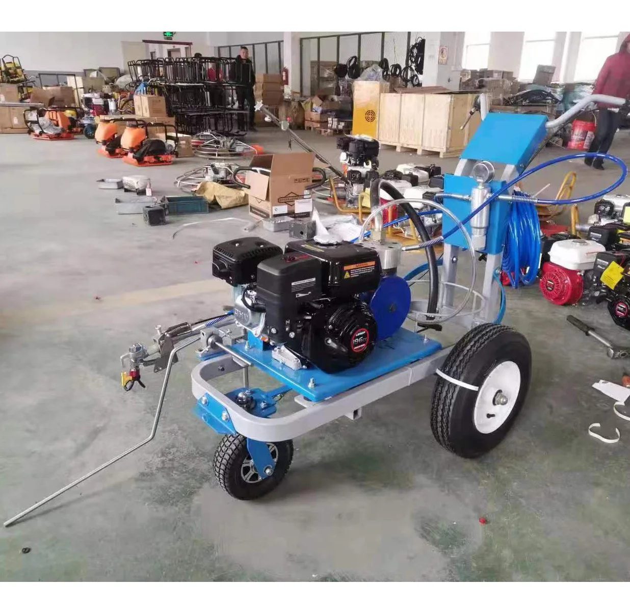 Eco Friendly Small Airless Highway Truck Mounted Cold Spray Paint Striping Machine Spray Road Line Marking Equipment For Sale