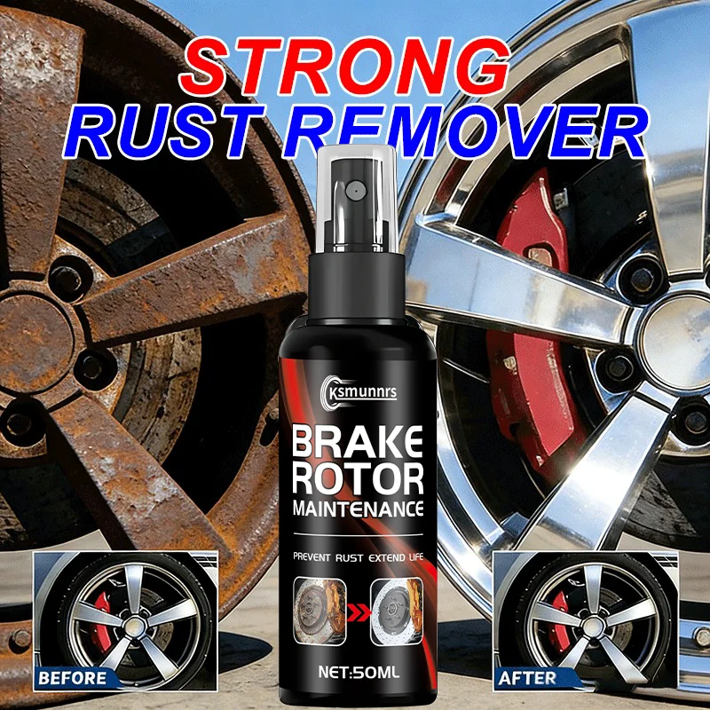 Powerful Rapid Metal Rust Removal & Protection Spray – Strong penetration to dissolve rust, polish and restore shine, suitable f