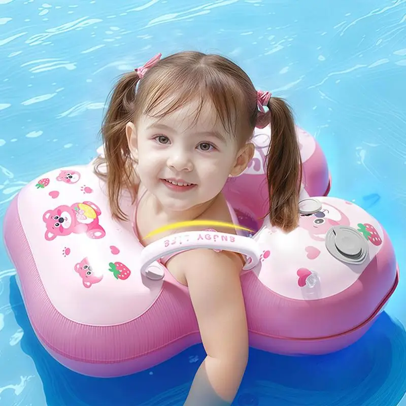 아기 플로트 풍선 수영 반지 어린이를위한 접이식 풍선 수영 Floatie 소년 소녀 해변 수영 안전 장비