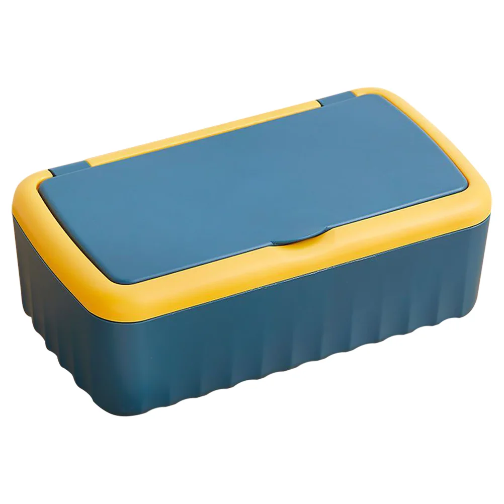 

Rectangular Large Capacity Wet Tissue Box Plastic Tissue Box Cover Organizer Baby Wipes Dispenser Bathroom Wet Wipe Holder