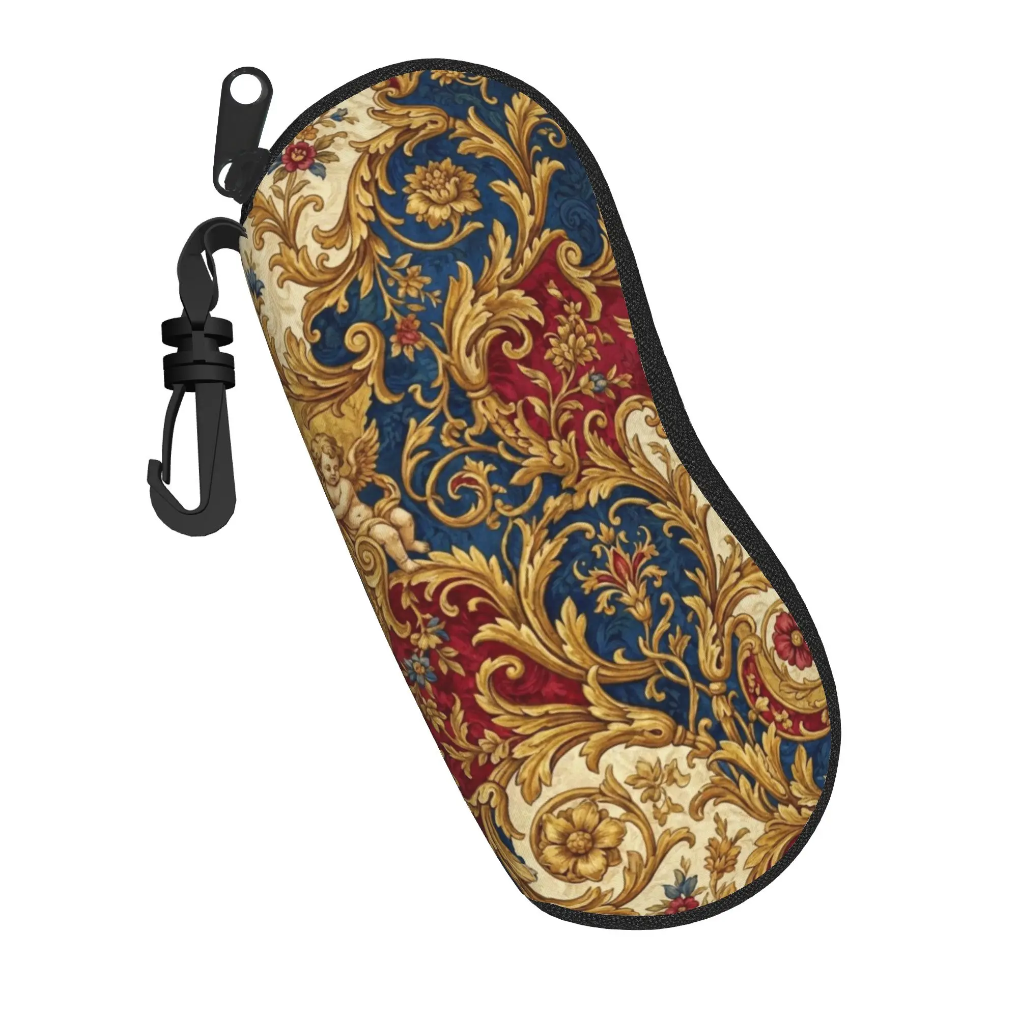 Lovely Golden Medallion Baroque Glasses Case New Accessories  Glasses Storage Box Cartoon Glasses Box