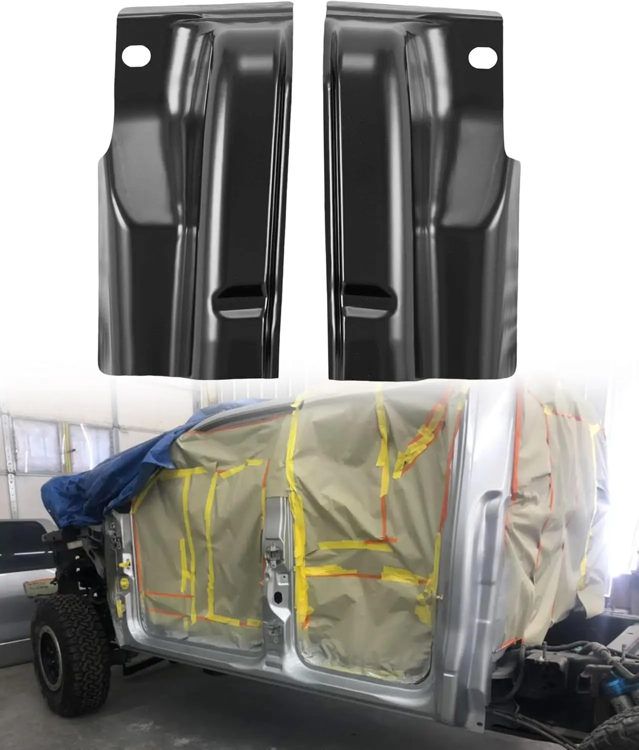 

Уголок кабины подходит для 2009-2014 F150 Crew Cab Super Crew Rust Ремонт Замена нижней панели кузова Металлический лист DIY Реставрация грузовика