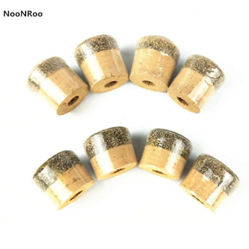 NooNRoo-Fighting Butt Cap, AA Grade Cork End Cap, Fishing Rod Repair Components, Building, 3Pcs