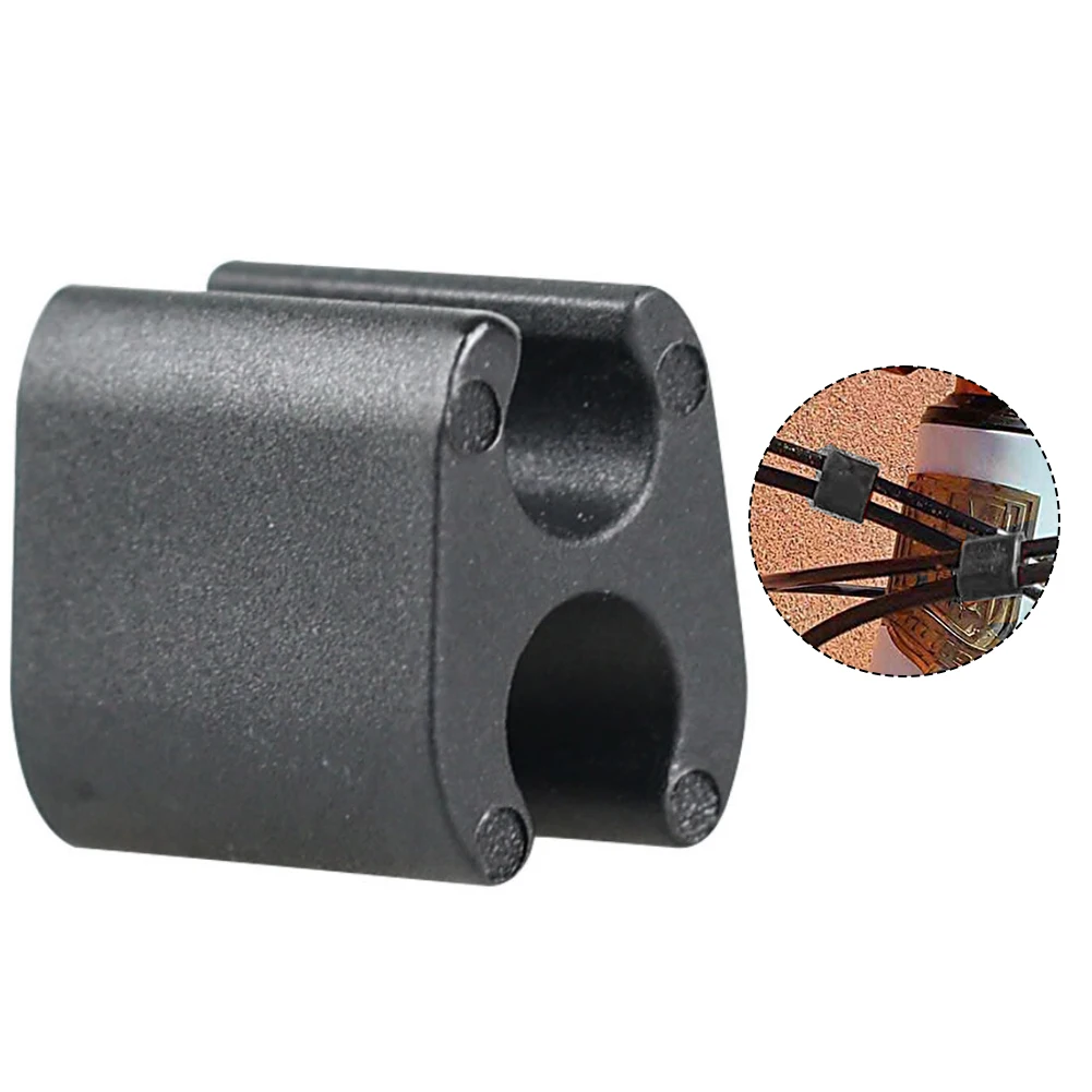 6 Pcs Bicycle Brake And Gear Cable Harness Cable Buckle Hub Oil Pipe Binding Fixture Replacement Parts Cable Clips