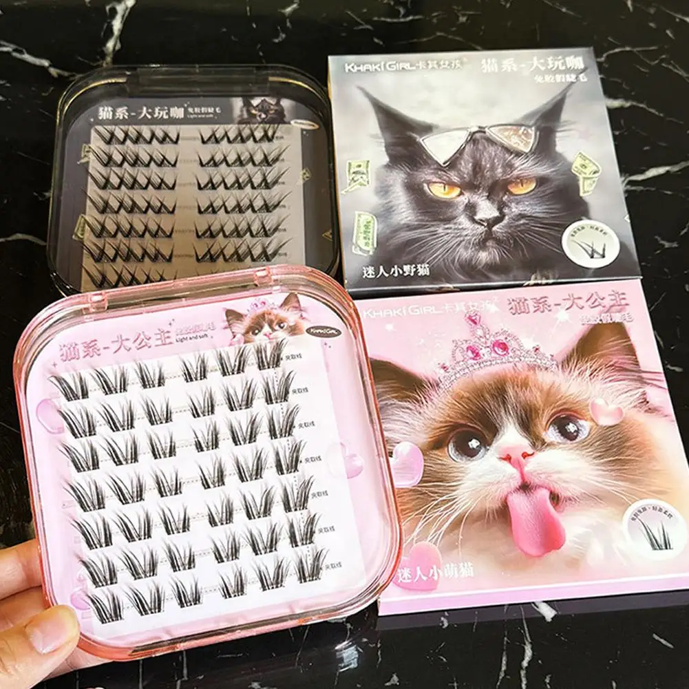 Cat Series Kleberfreie falsche Wimpern Große Prinzessin Kleberfreie falsche Wimpern New Craft Su Daji Comics Fox Ser