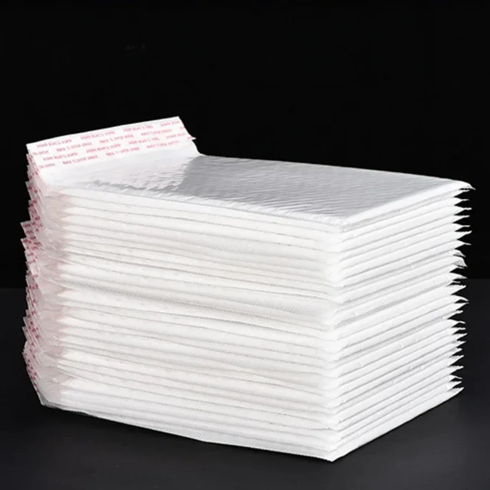 1 PCS White Bubble Envelopes Multi-size Waterproof Mailers Shipping Envelope Bag Foam Mailing Self Seal Packing Bags