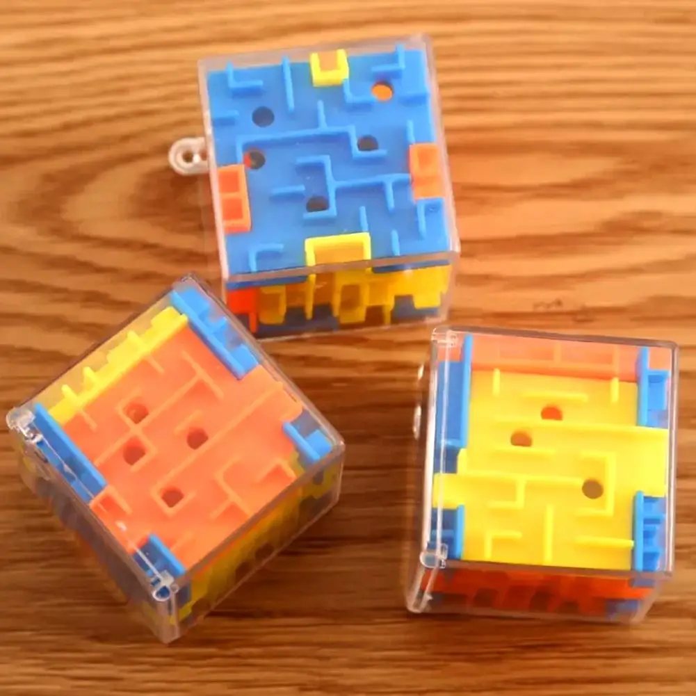 1/2/3/4/5/10/20/30/40/50PCS 3D Maze Magic Cube Toys Children Gift Six-sided Brain Developing Educational Toy Labyrinth Ball Toy