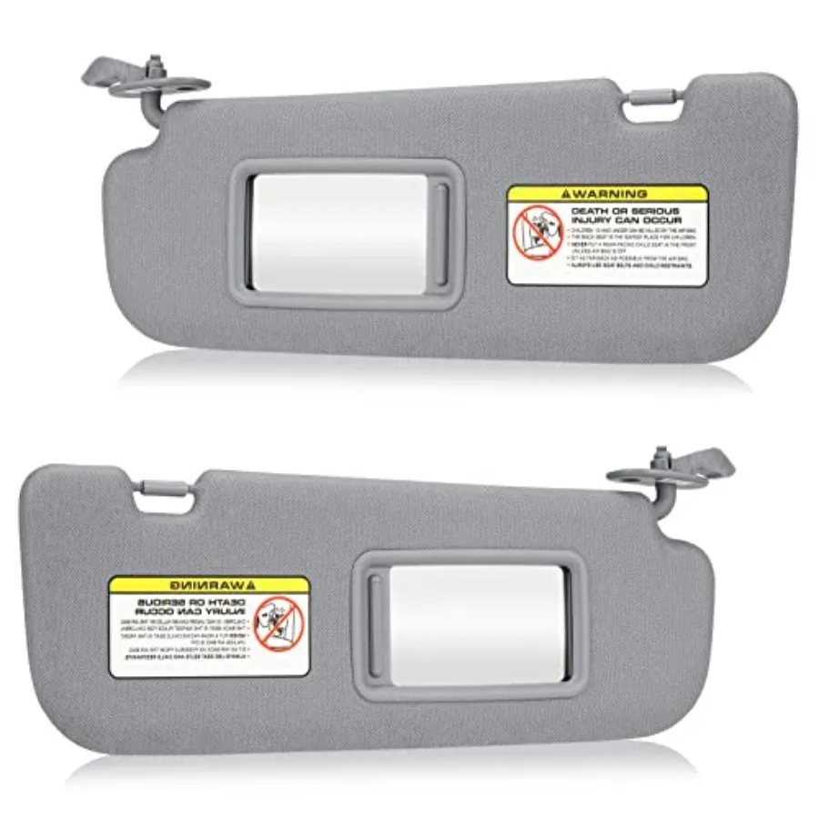 

2Pcs Driver and Passenger Side Sun Visor Without Light Fit for Hyundai Elantra 2011 2012 2013 2014 2015, Replace for 852103X000