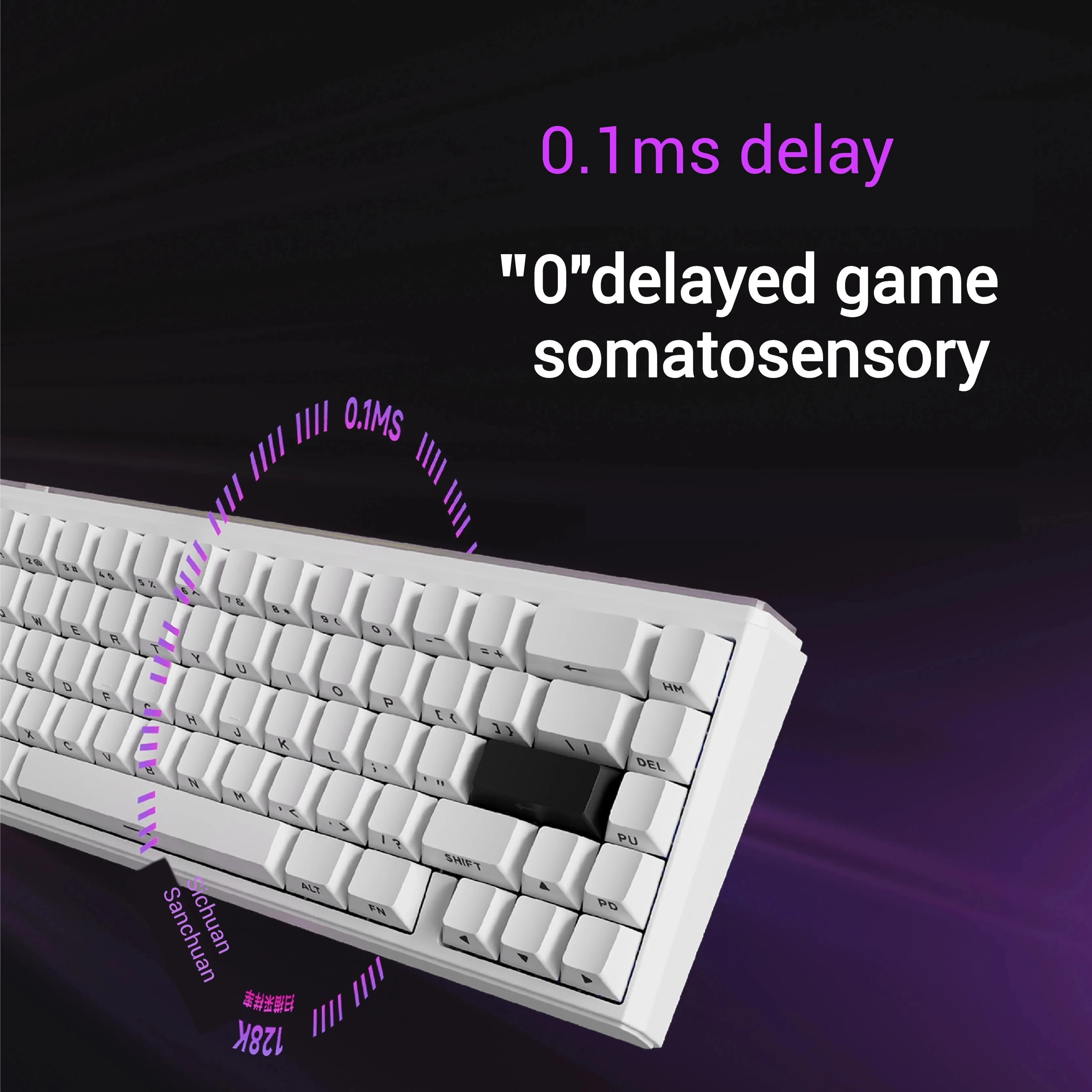 Eweadn deep68/80 teclado mecânico rgb para jogos magnéticos 8k + 128k rt0.01 0.01ms arbg gateron eixo troca quente para fps csgo moba