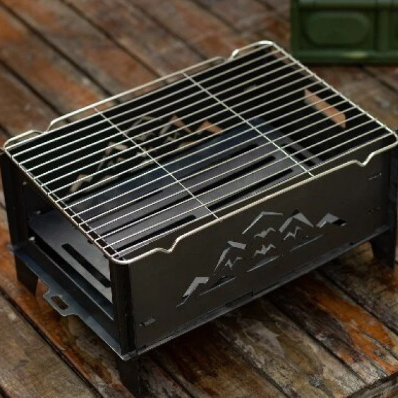 

Thickened extra thick household folding portable outdoor oven
