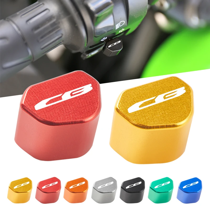 دراجة نارية زر بدوره إشارة التبديل مفتاح كاب لهوندا CB 125 150 190 250 300 400 500 599 600 650 750 900 919 1000 1300 /F/R/X #1