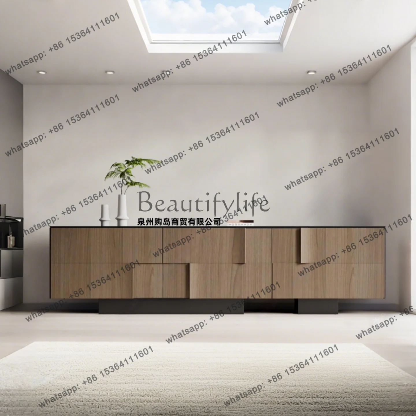 Medieval paint dining side cabinet entry living room wall storage decorative storage cabinetFactory Direct