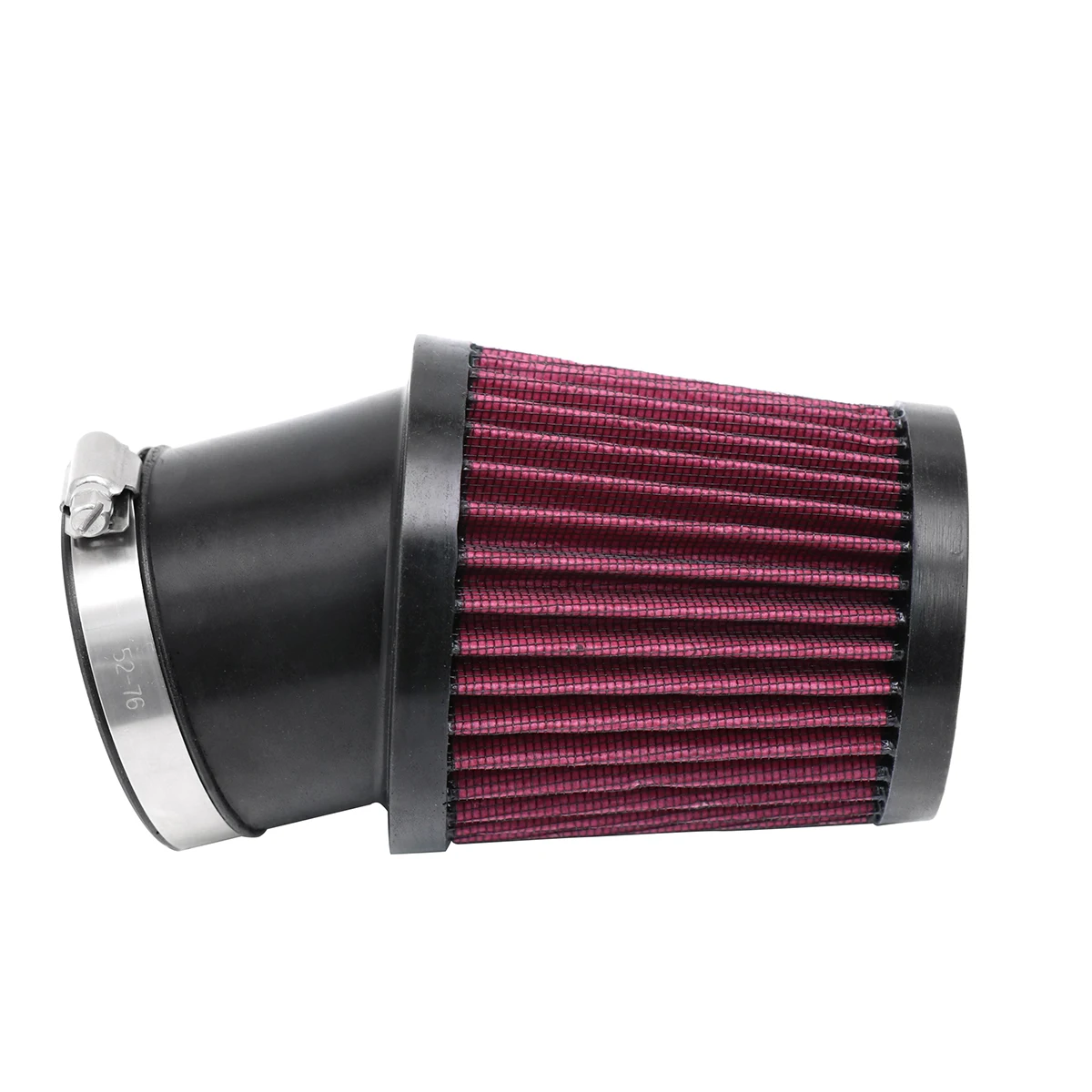 ZSDTRP 62mm Air Filter Intake Cleaner Clamp-on Universal Carburetor 20 degrees Bend Air Intake Filters for HONDA CL400 YAMAHA