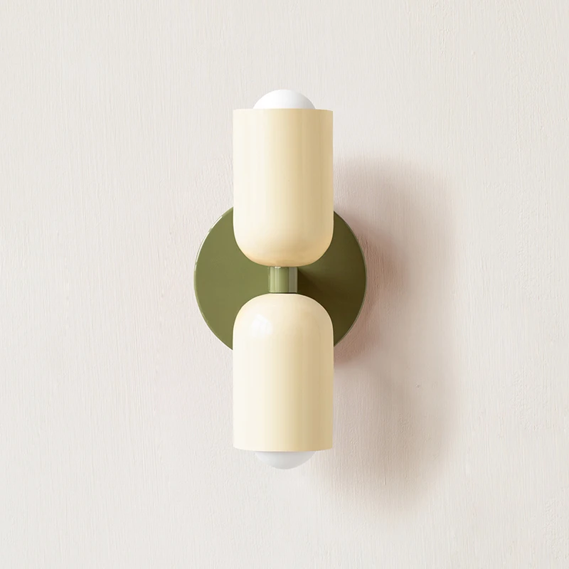 Style moderne multicolore abat-jour LED petite échelle applique chambre chevet escalier balcon couloir lecture décor à la maison lumière