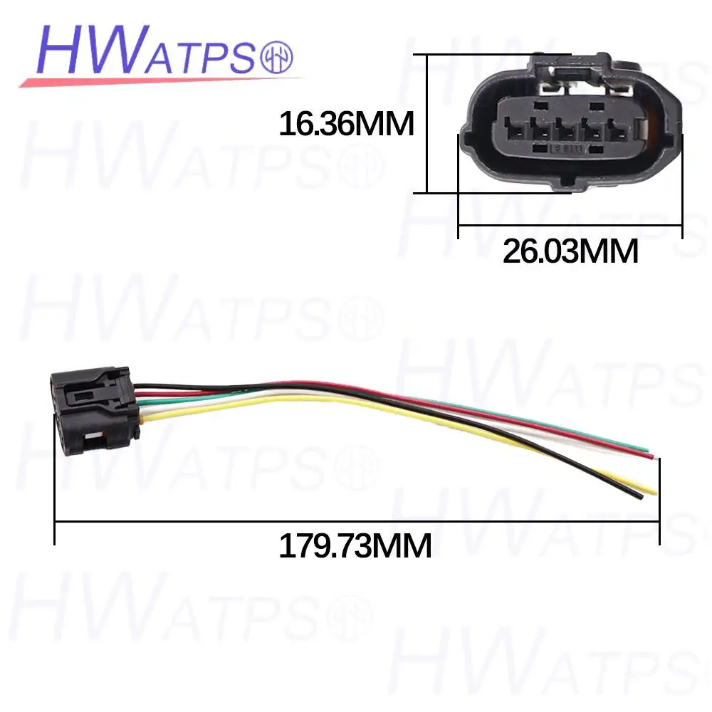 1/5/10PCS Connector Wire 5 Pin Female Air Flow Meter Plug For Toyota Camry 6189-1046 CT5-0026M