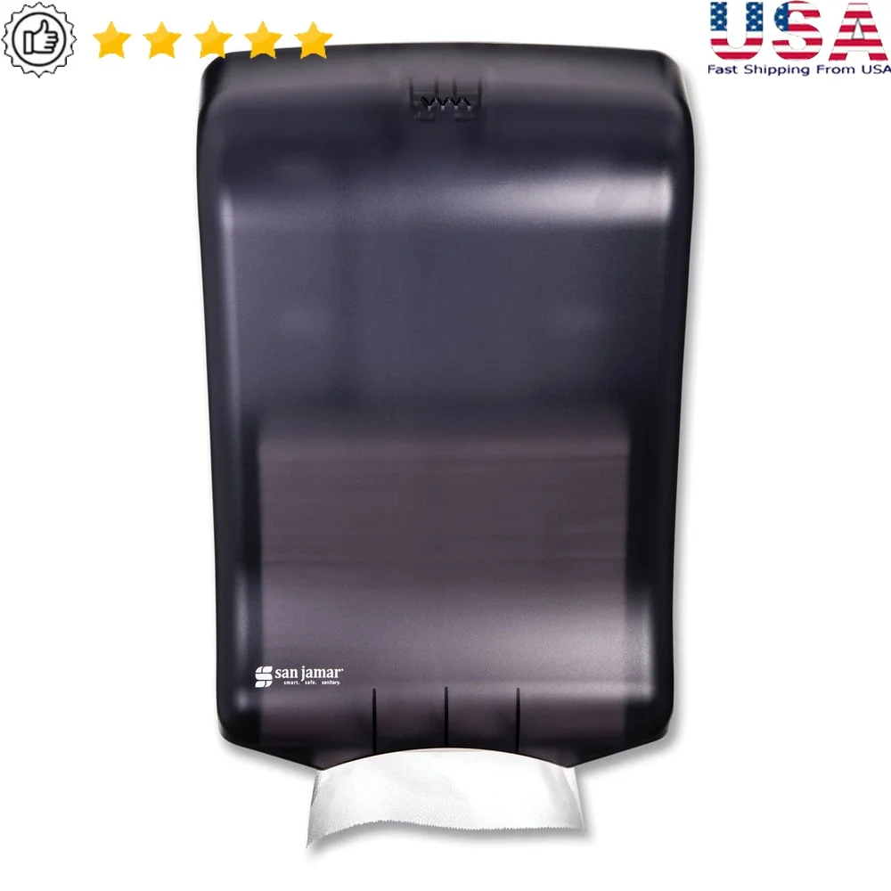 Ultrafold Multifold C-Fold Towel Dispenser Clean Low Profile Design Durable Plastic Construction 750 Towels Capacity Ideal Tight