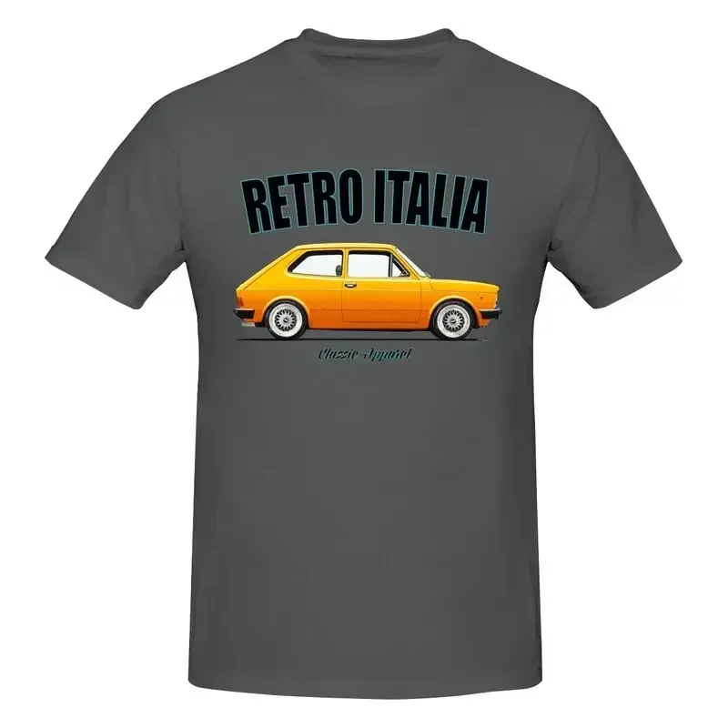 Fiat 127 Series 2 Retro Italia Classic Car Abarth Modified. Shirt T-shirt Tee Pop Novelty