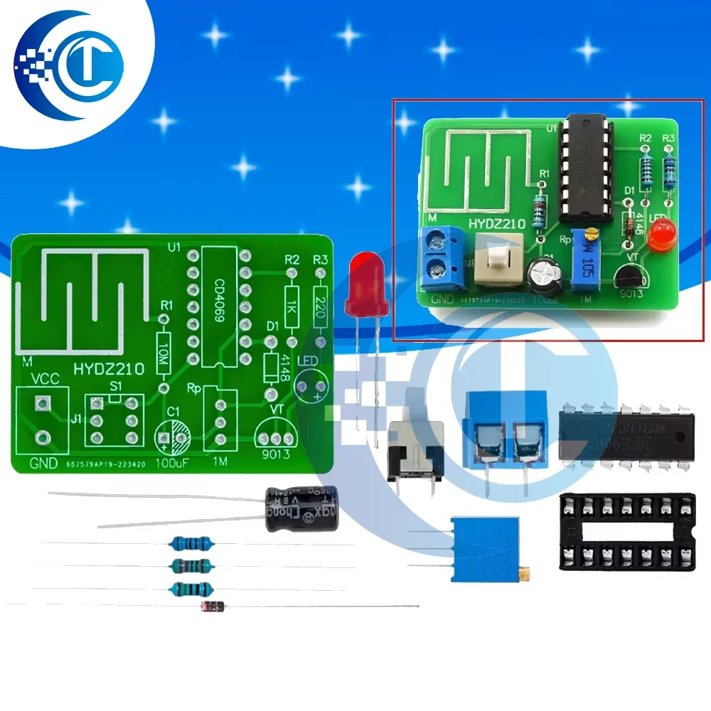 1~5PCS 4.5V‑5V Touch Delay Sensor Module, Low Voltage Touch Light Switch Kit for DIY Training Project