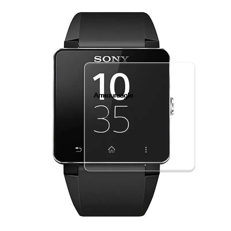 2PCS 2.5D Tempered Glass Guard On For Sony Smart Watch 2 SW2 Screen Protector Watch Protective Film For Sony Smartwatch 2