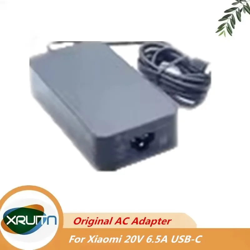 

Оригинальный адаптер переменного тока AD130, 20 В, 6,5 А, 130 Вт, зарядное устройство для MI XIAOMI Pro X 15 Type C, USB-C, умный адаптер питания