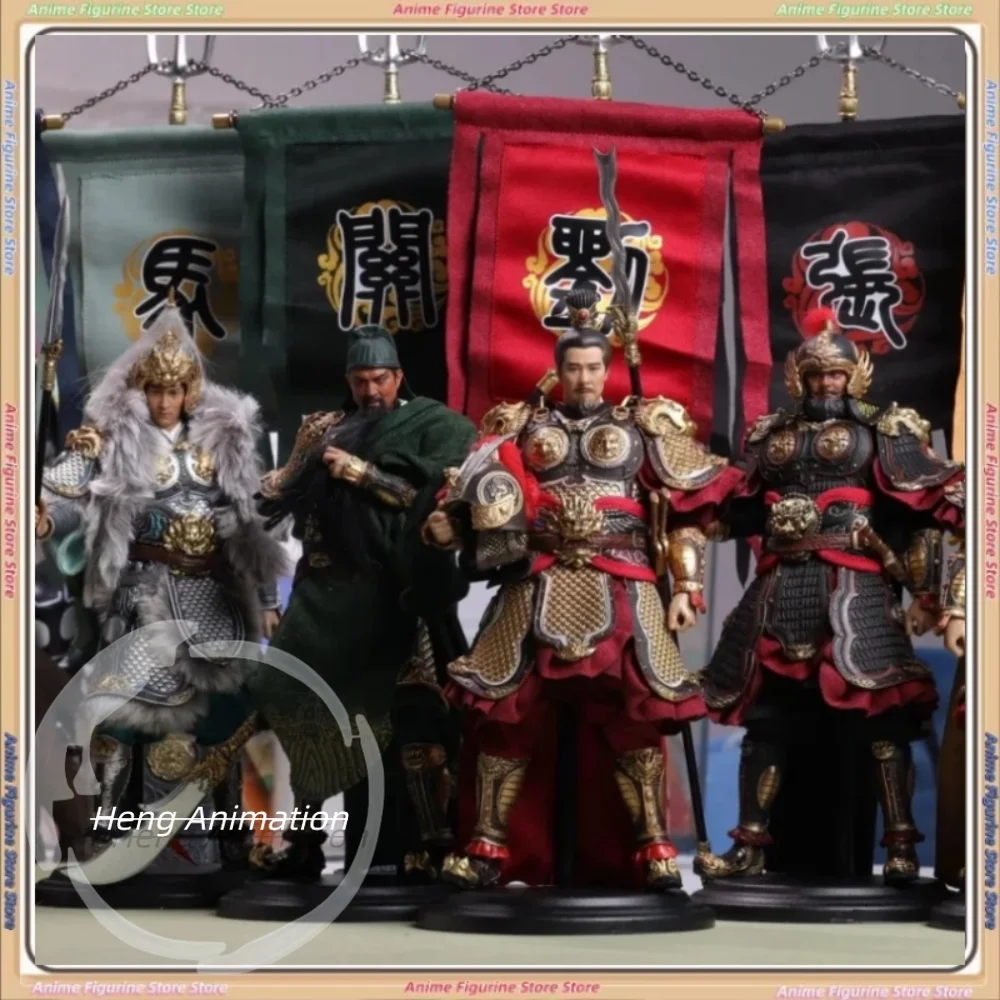 

303 игрушки Guan Yu 1/12 SG006 Liu Bei SG003 Чжан Фей SG001 Три братья Три королевства Клятва персикового сада 6-дюймовая модель лошади