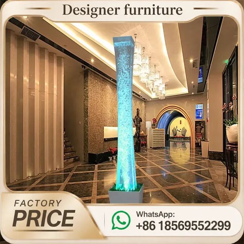Bar Pub Indoor Decoration RGB Led Bubble Column Water