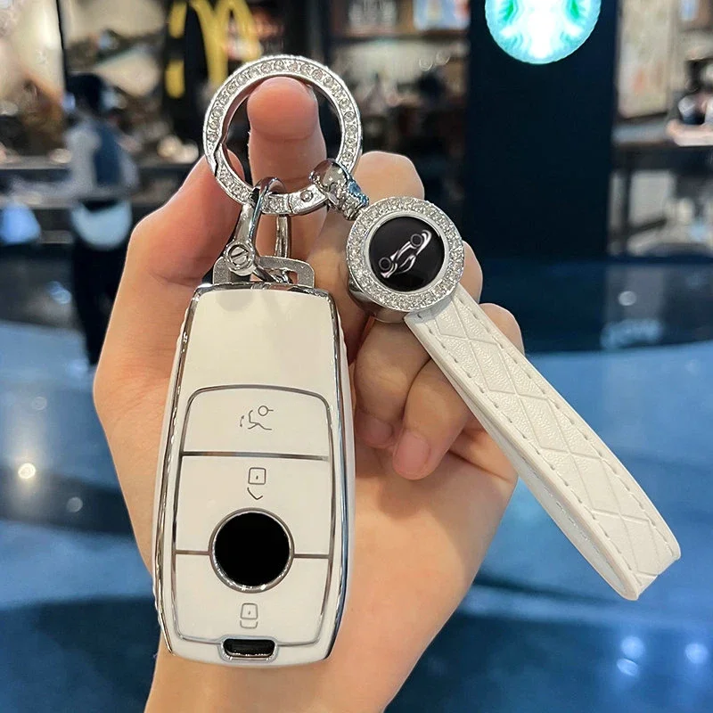 

TPU Car Key Case Cover For Mercedes Benz A C E S G GLS CLA Class W213 W177 W205 W222 X167 AMG Accessories