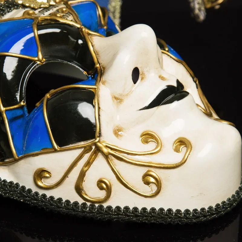 EE01 Halloween Mask Exquisite Vintage Venetian Masquerade Party Mask For Adults Clown Joker Masks Anime Movie Dance Wall DecIo0！