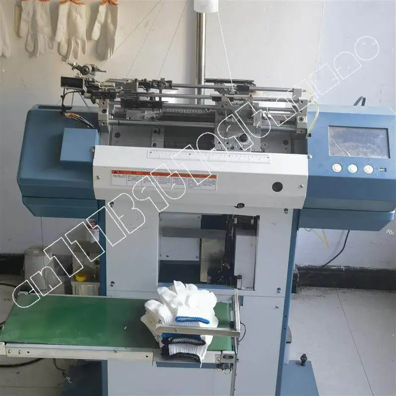 New intelligent computer high-speed glove machine automatic edge locking machine weaving machine equipment