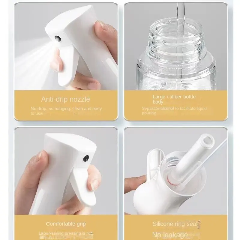 Butelka z rozpylaczem ciągły wysokociśnieniowy toner emulsja Essence butelkowany bardzo cienki atomizowany opryskiwacz dezynfekcyjny spray do włosów