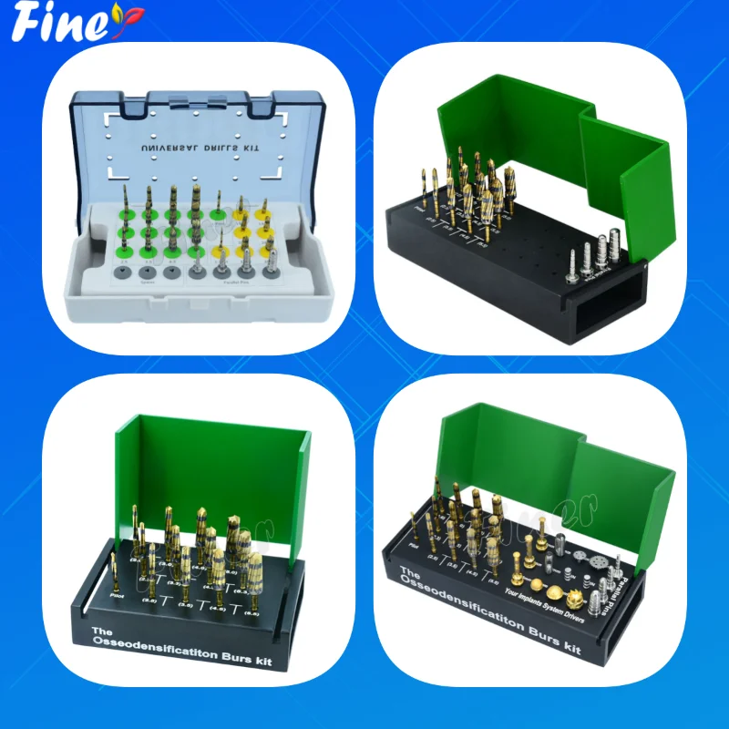 

Osseodensification Burs Kit Surgical Implant System Drivers Implant Maxillary Sinus Lift Kit Dental Tools Dental Implant Drills