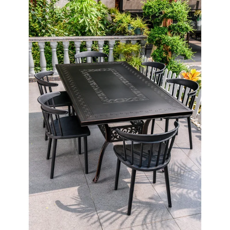 

Outdoor tables and chairs Courtyard villa Open-air terrace Garden Leisure tables and chairs