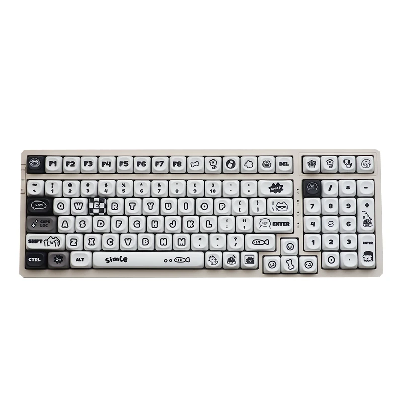 

Ah Meow Ah Dog keycap 149 key MOA highly suitable for wooting Orlong tarantula and other mechanical keyboards