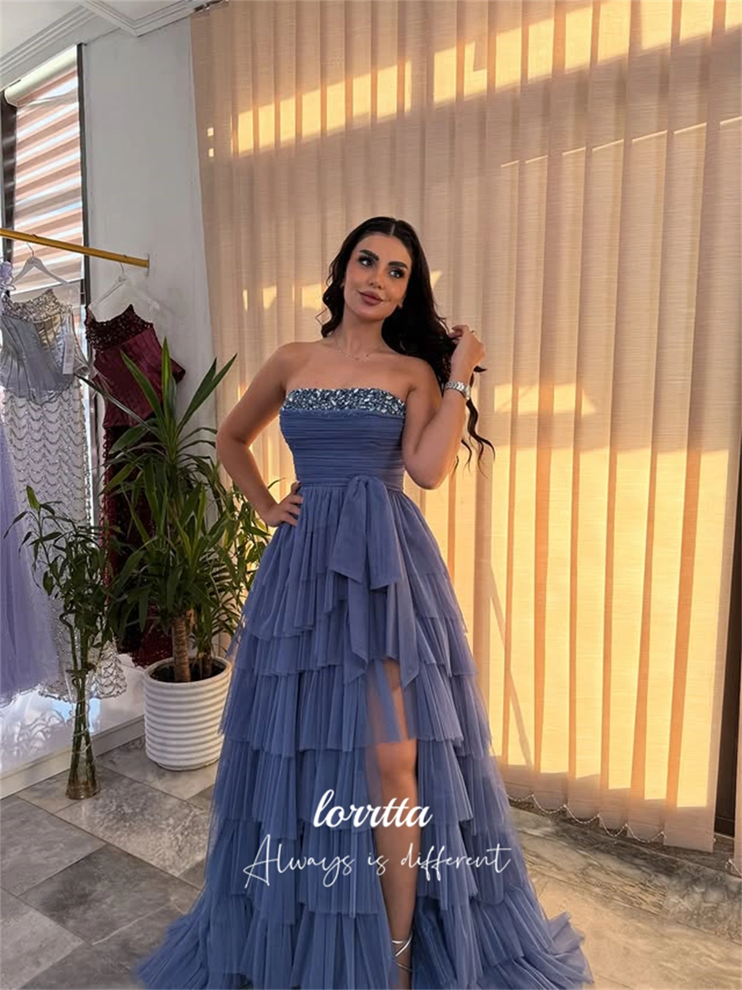 

Lorrtta Customized Sharon Happy Evening Dresses Woman Elegant Party Dresses 2025 Special Occasion Dress Prom Dress Wedding Party