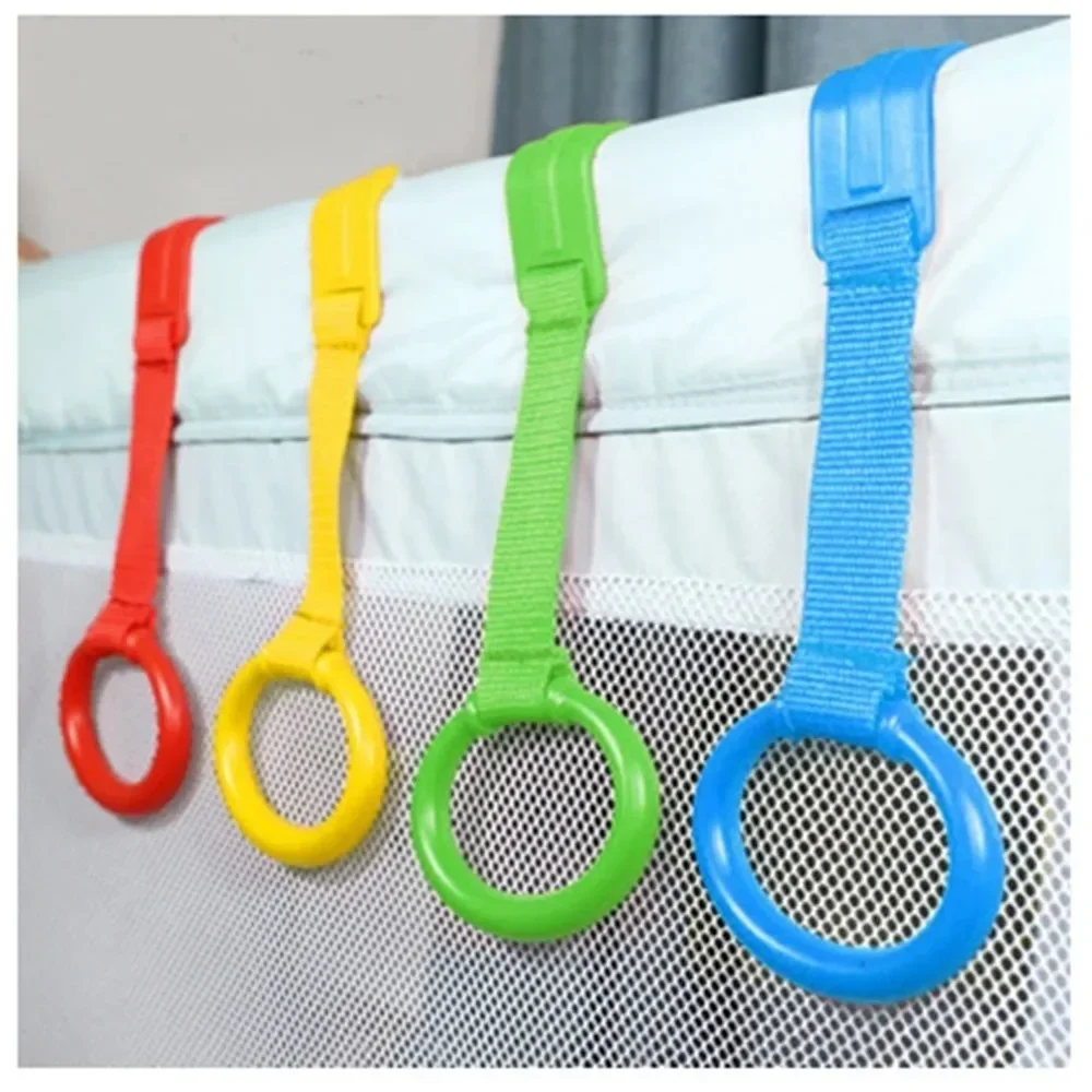 Pull Ring for Playpen Baby Crib pull up rings Baby Learn To Stand Hand Pull Ring Toddler Activity Kids Walking Training Tool