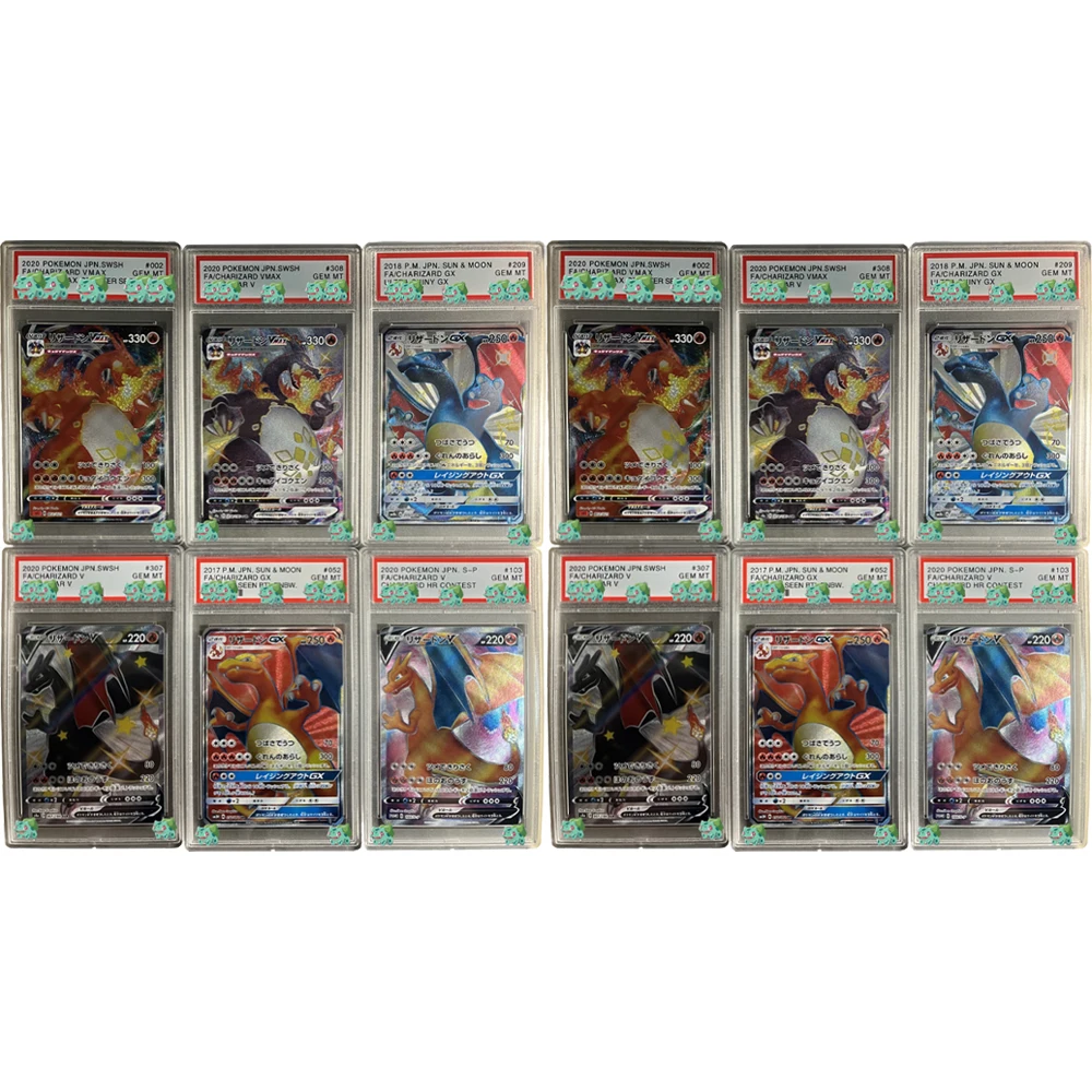

2018 Ptcg Charizard Collection Card P.m. Jpn. Sun Moon Fa/charizard Gx Ulta Shiny Gx Holographic Label Trading Card Gift Toys