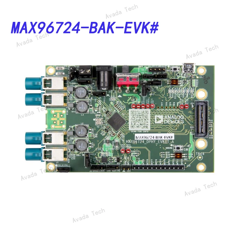 Avada Tech MAX96724-BAK-EVK# Interface development tool 6Gbps Quad Deserializer, 2x4 or 4x2 capable W/COAX